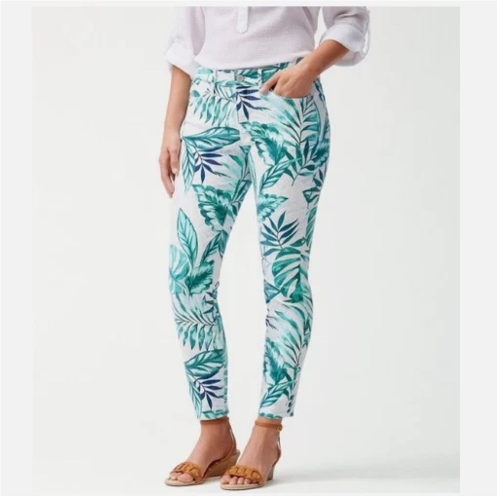 Tommy Bahama Tropical Print Mo'orea Jeans Skinny Ankle - Size 31 - Medium